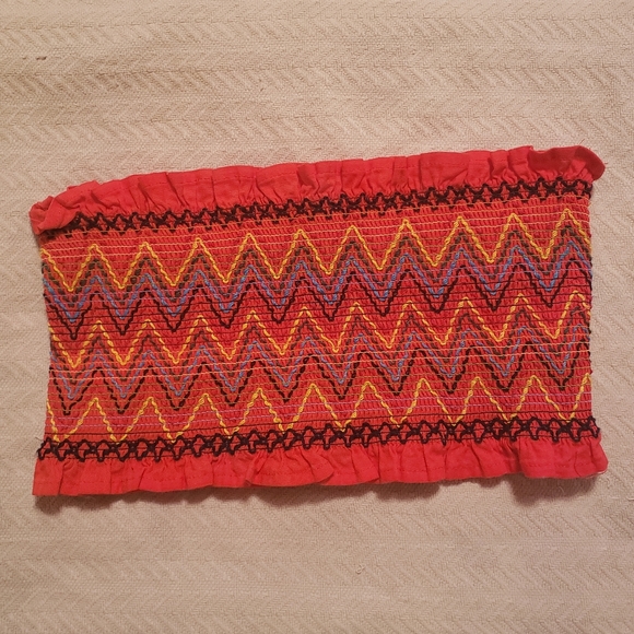 Forever 21 Smocked Bandeau Bikini Top!! - Picture 1 of 3